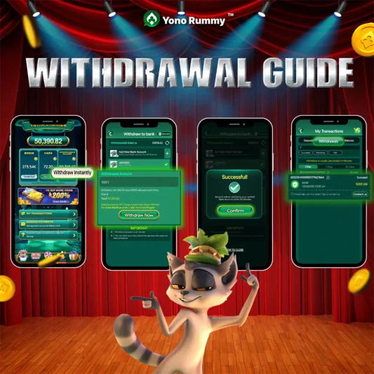 Welcome & Free Yono Rummy Withdrawal Guide